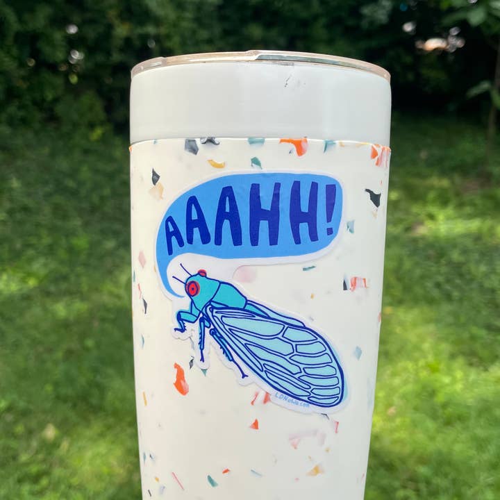 LD Nehls - Wholesale Sticker - Cicada AAAHH! Sticker1