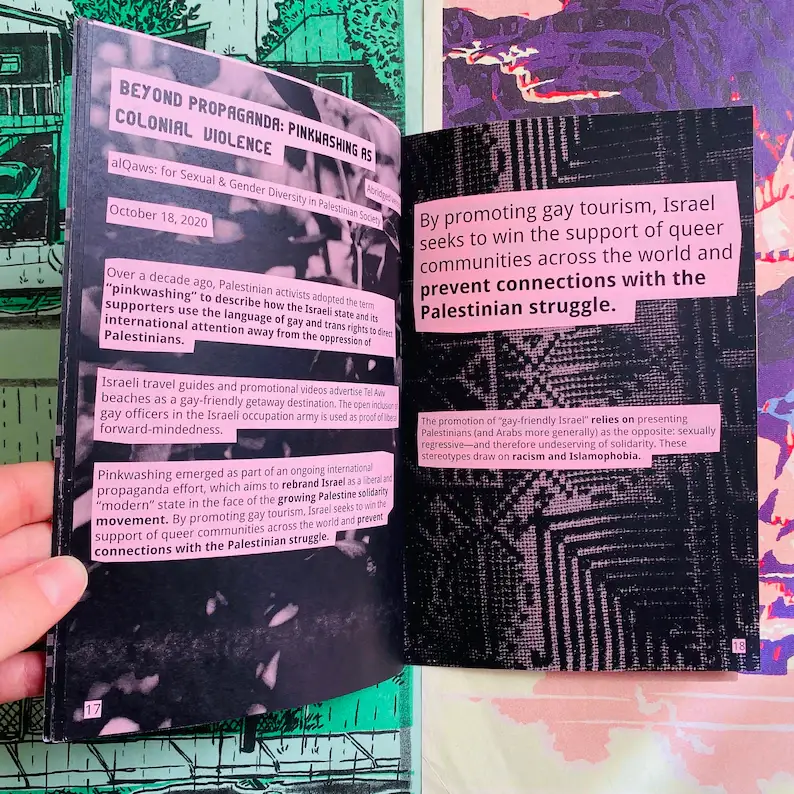 Pleasure Pie – wholesale Magazine – Queer Voices from the Fight for Palestinian Liberation zine6