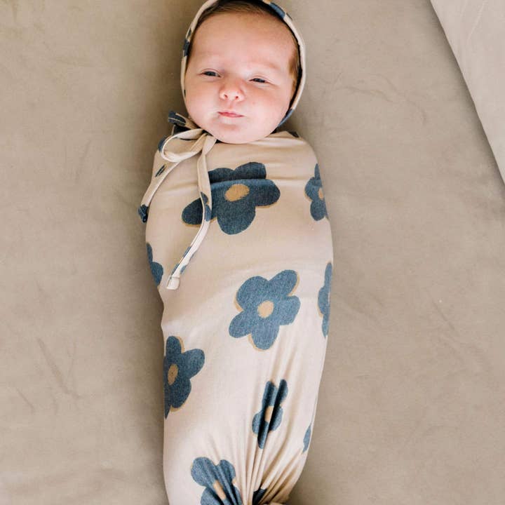 Copper Pearl - Wholesale Swaddle - Baby - Knit Swaddle Blanket - Gemma In Tan