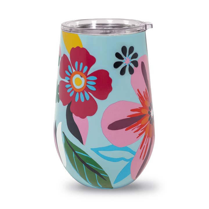 Stainless Steel Wine Tumbler, Safari Floral for wholesale by kate spade new york intl