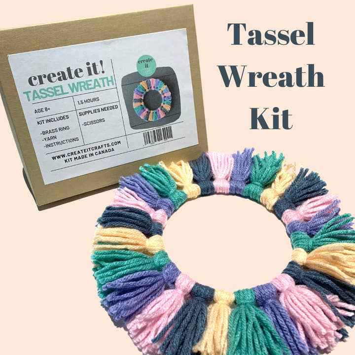 Create It Crafts - Wholesale DIY Craft Kit - Create a Tassel Wreath