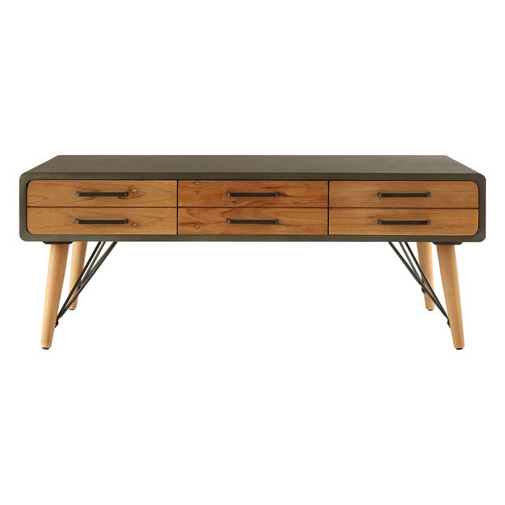 Trinity Coffee Table with Six Drawers for wholesale by Interiors by Premier