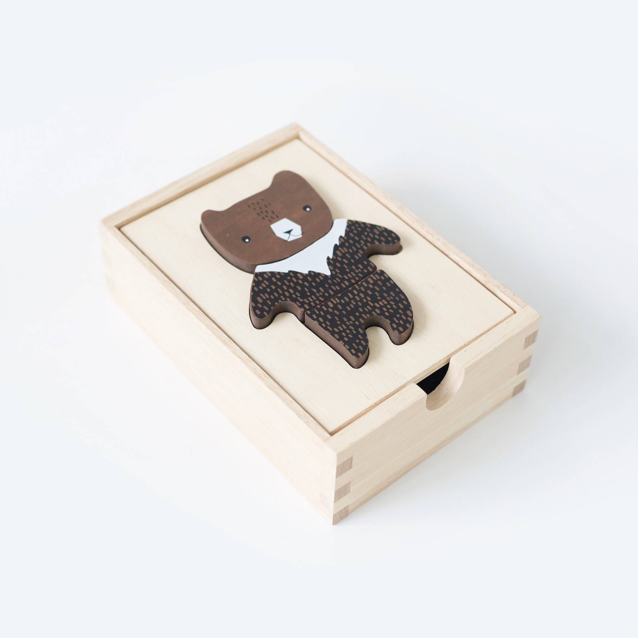 Wee Gallery - Wholesale Wood Toy - Kids - Mix & Match Animal Tiles - Dress Up Game - Wooden Toy7