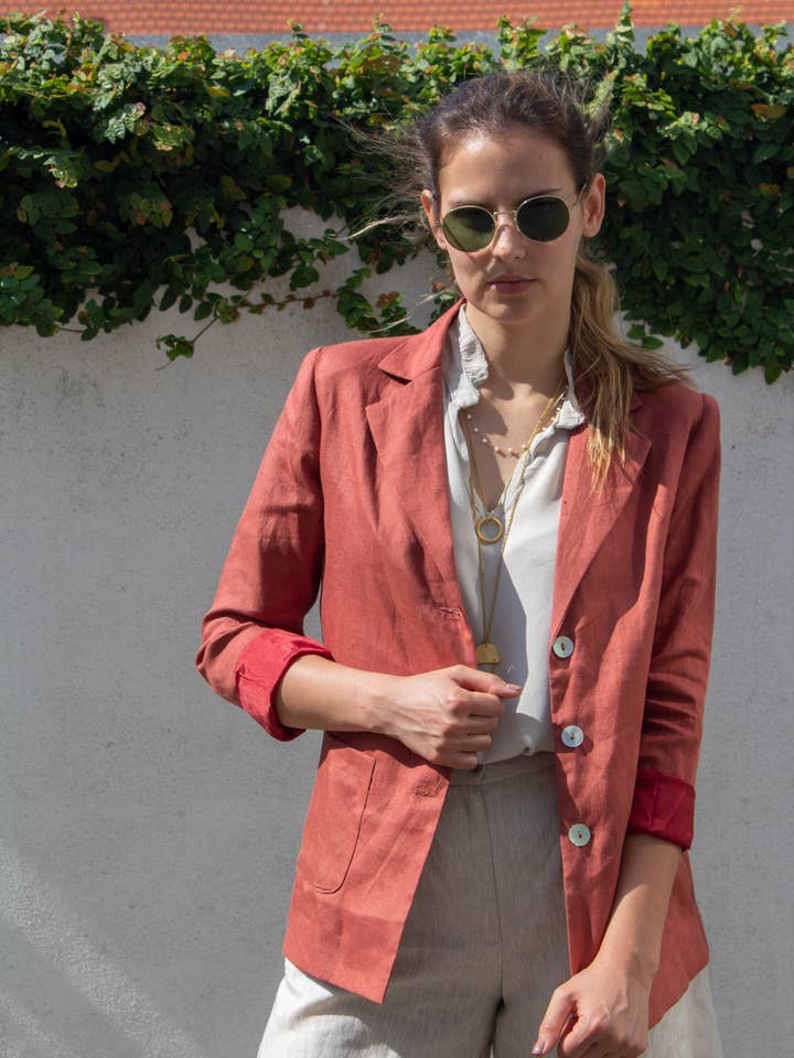 Linnedjakke for engroshandel hos MIlk & Snow