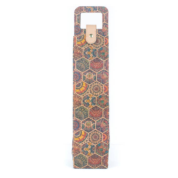 Meninas Bonitas Cork – wholesale Wine gift bag – Natural cork wine packaging and carrying gift bag L-1023
