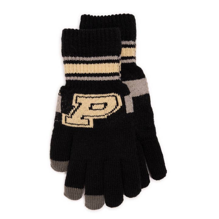 Game Day By MUK LUKS Purdue Unisex Glove for wholesale by Muk Luks