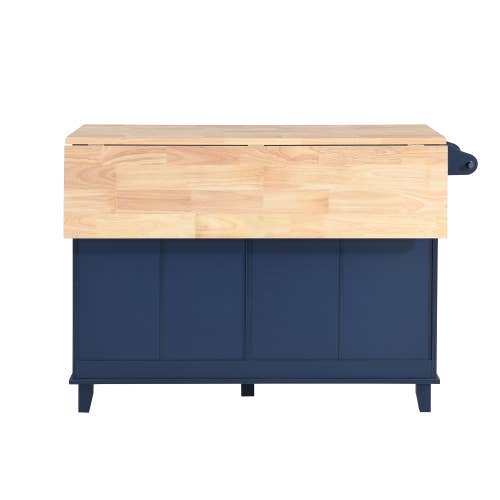 Blue Farmhouse Kitchen Island Set for wholesale on Faire12