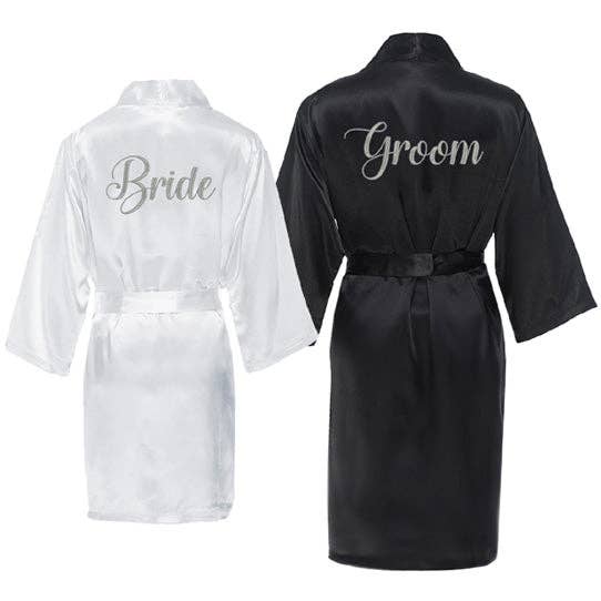 Bride and Groom Robe Set for wholesale by Classy Bride