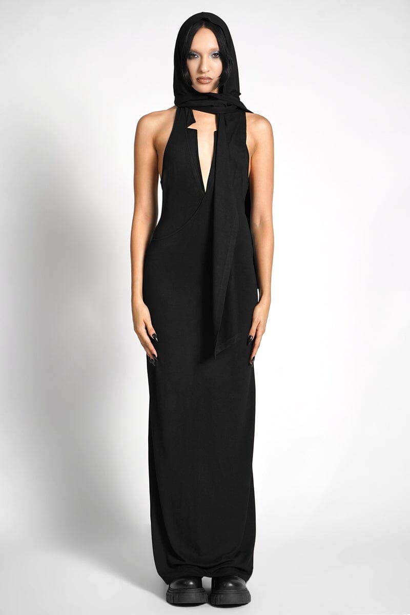 NOCTEX - Wholesale Dress - Women's - Soteria Dress and Hood3