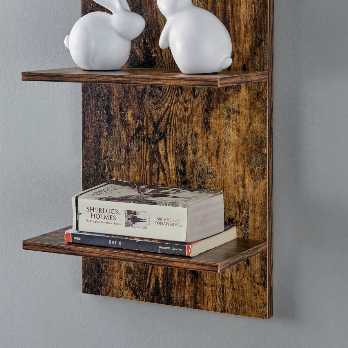 Danya B - Wholesale Wall Mounted Shelf - Five-Tier Wide Column Wall Shelf7