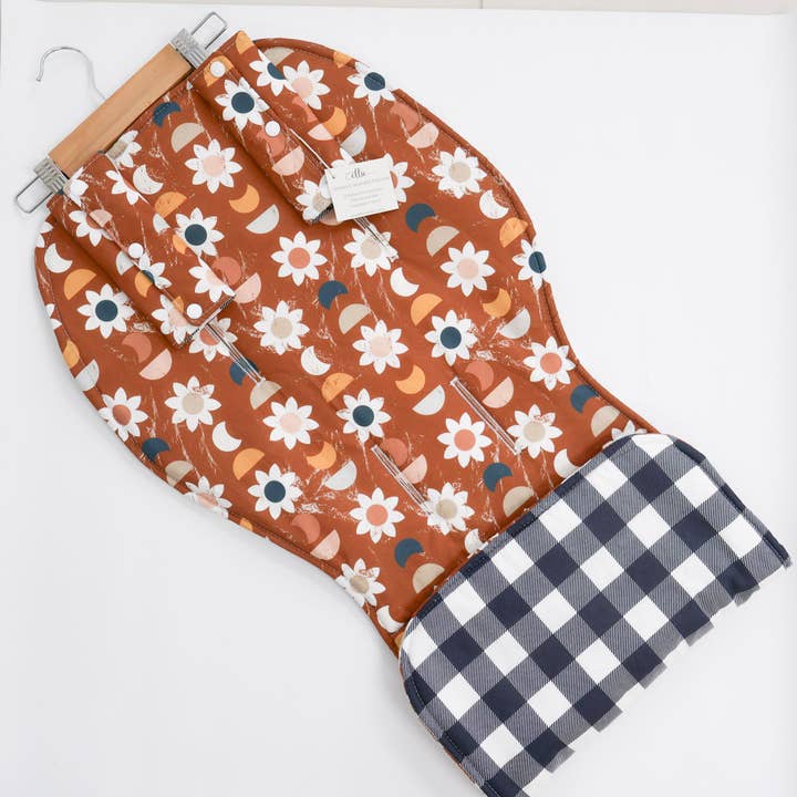 Universal Pram Liners - Rust Floral for wholesale by little miss ellie