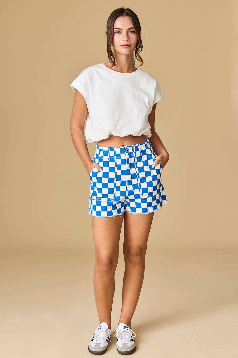 Papermoon - Wholesale Shorts - Women's - PP12128-1 - COLLEEN DENIM SHORTS16