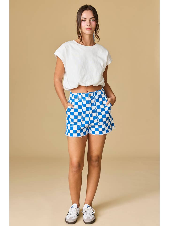 Papermoon - Wholesale Shorts - Women's - PP12128-1 - COLLEEN DENIM SHORTS16