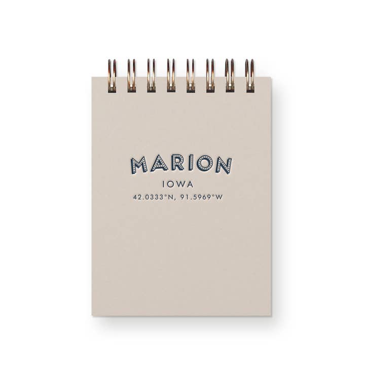 Ruff House Print Shop - Wholesale Notebook - Custom City Coordinates Mini Jotter Notebook15