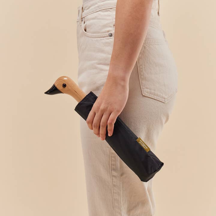 Original Duckhead USA - Wholesale Umbrella - Unisex - Classic Black Compact Eco Friendly Duckhead Umbrella2