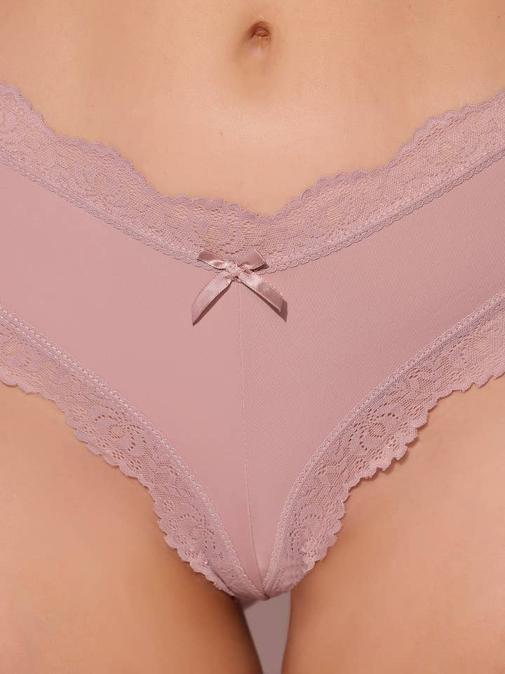 House of Desire - Wholesale Underwear - Women's - VERA MICRO & LACE TRIM G-STRING37