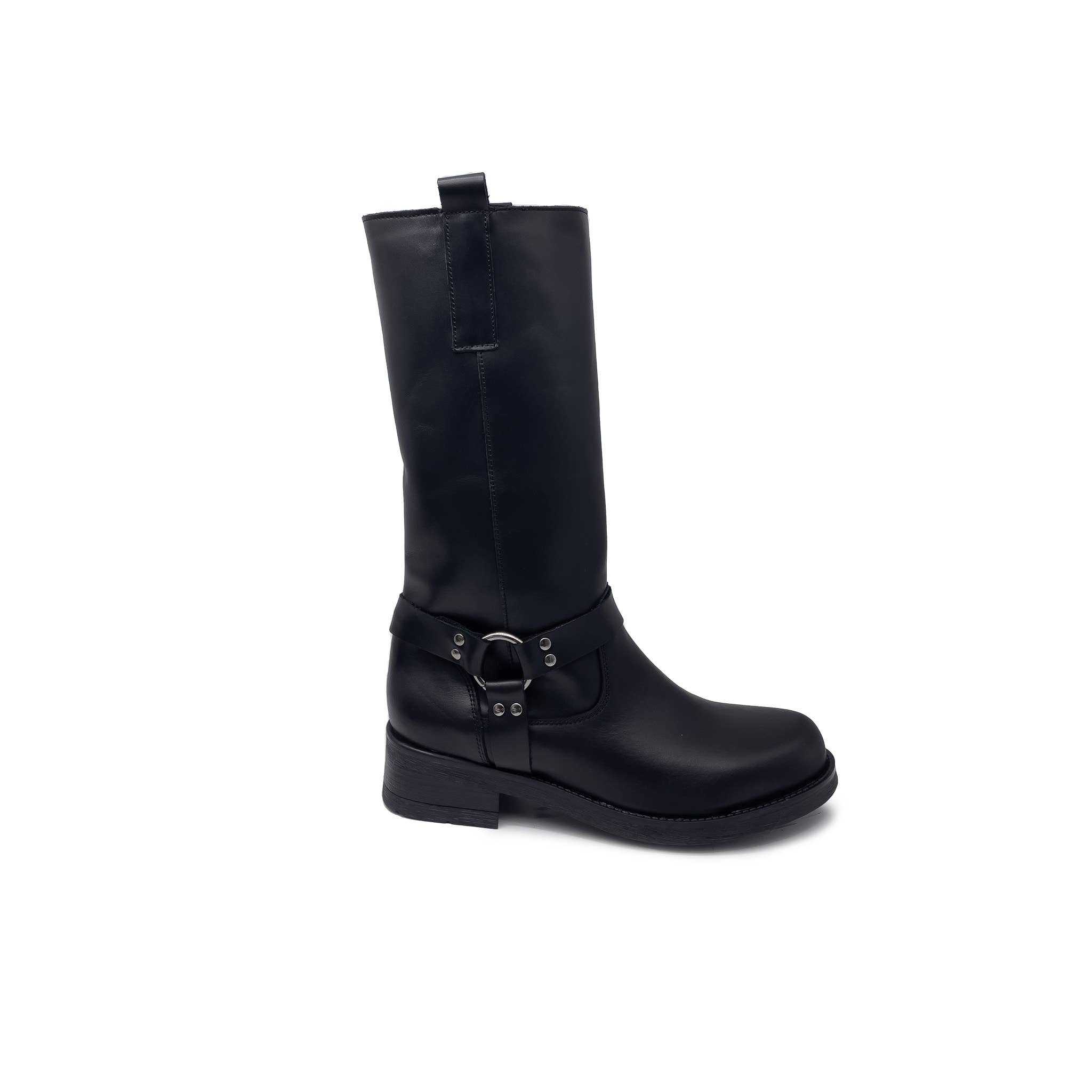 WALKING NOW SRL - Wholesale Boots - Women's - Fall Winter MIX women's boot in black genuine leather1
