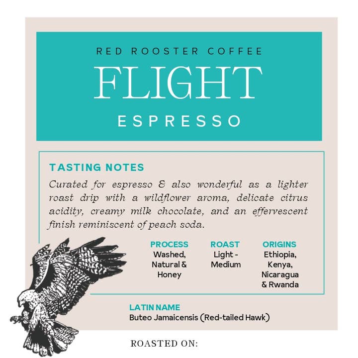 Red Rooster Coffee Roaster - Wholesale Coffee Beans - Flight Seasonal Espresso - Coffee Beans