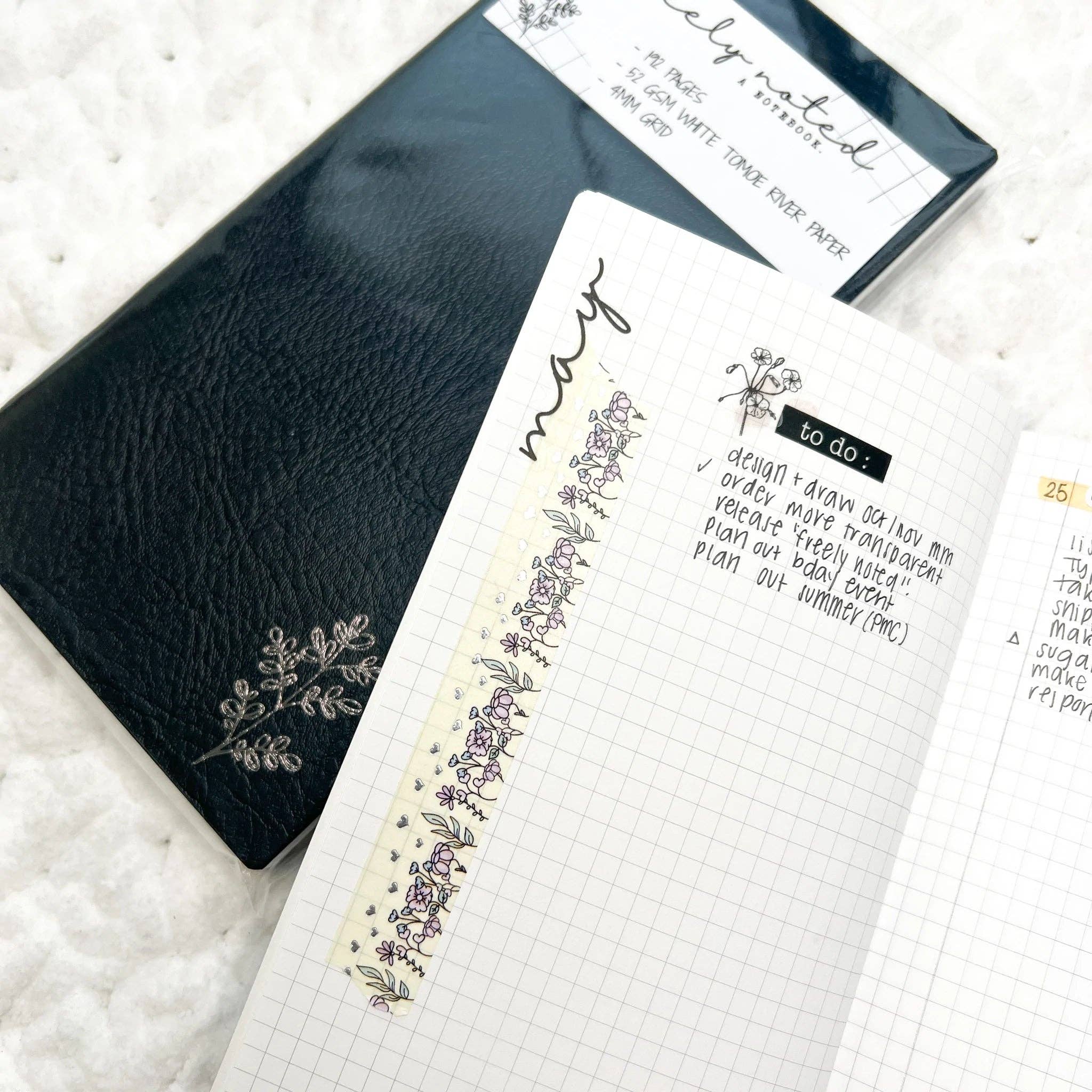 Plannermonkeyco – wholesale Anteckningsbok – Veckors Storlek | Grönt Fritt Noterat | Tomoe River Paper Anteckningsbok5