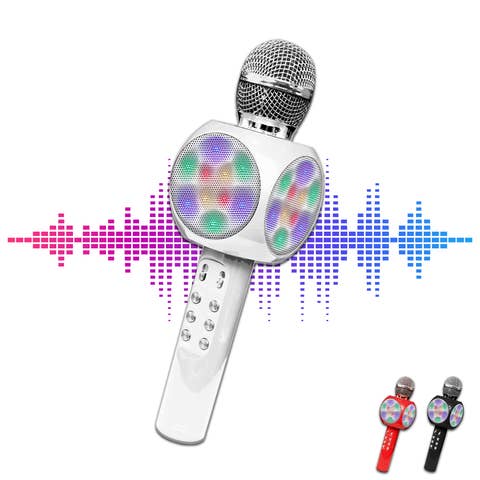 Gabba Goods - Wholesale Speakers - Gabba Goods Karaoke LED Karaoke Microphone Speaker2