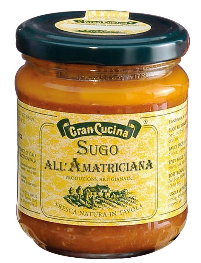 TAB GREEN LINE SRL (Gran Cucina) – Großhandel Pastasoße – Sugo All'Amatriciana 180g1