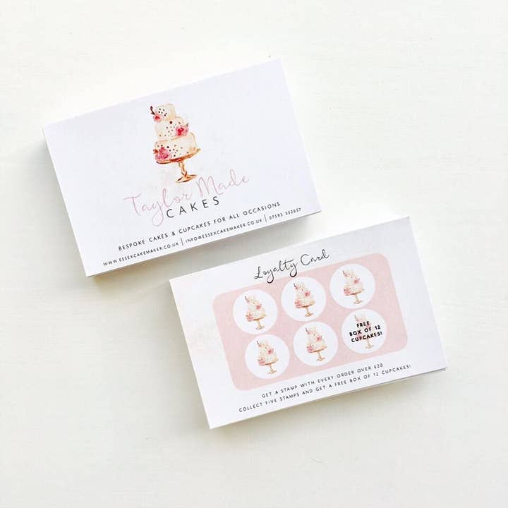 SR Creative Studio - Vendita all'ingrosso Set di cartoleria/cancelleria - Carte Fedeltà e di Riferimento Personalizzate per Aziende1