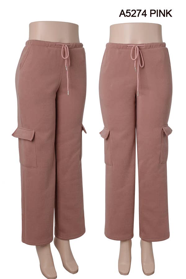 SSImport - Wholesale Pants - Women's - A5274 WINTER CARGO PANTS FLEECE INSIDE 12PCS/PACK   10