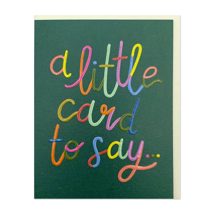 A little card to say (LIJ13) for wholesale by Raspberry Blossom