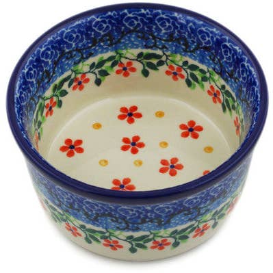 Bol à ramequin sur le thème des petites fleurs pour la vente par Polmedia Polish Pottery