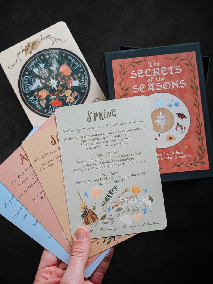 The Secrets of the Seasons Card Deck for wholesale by A Spellbound Story