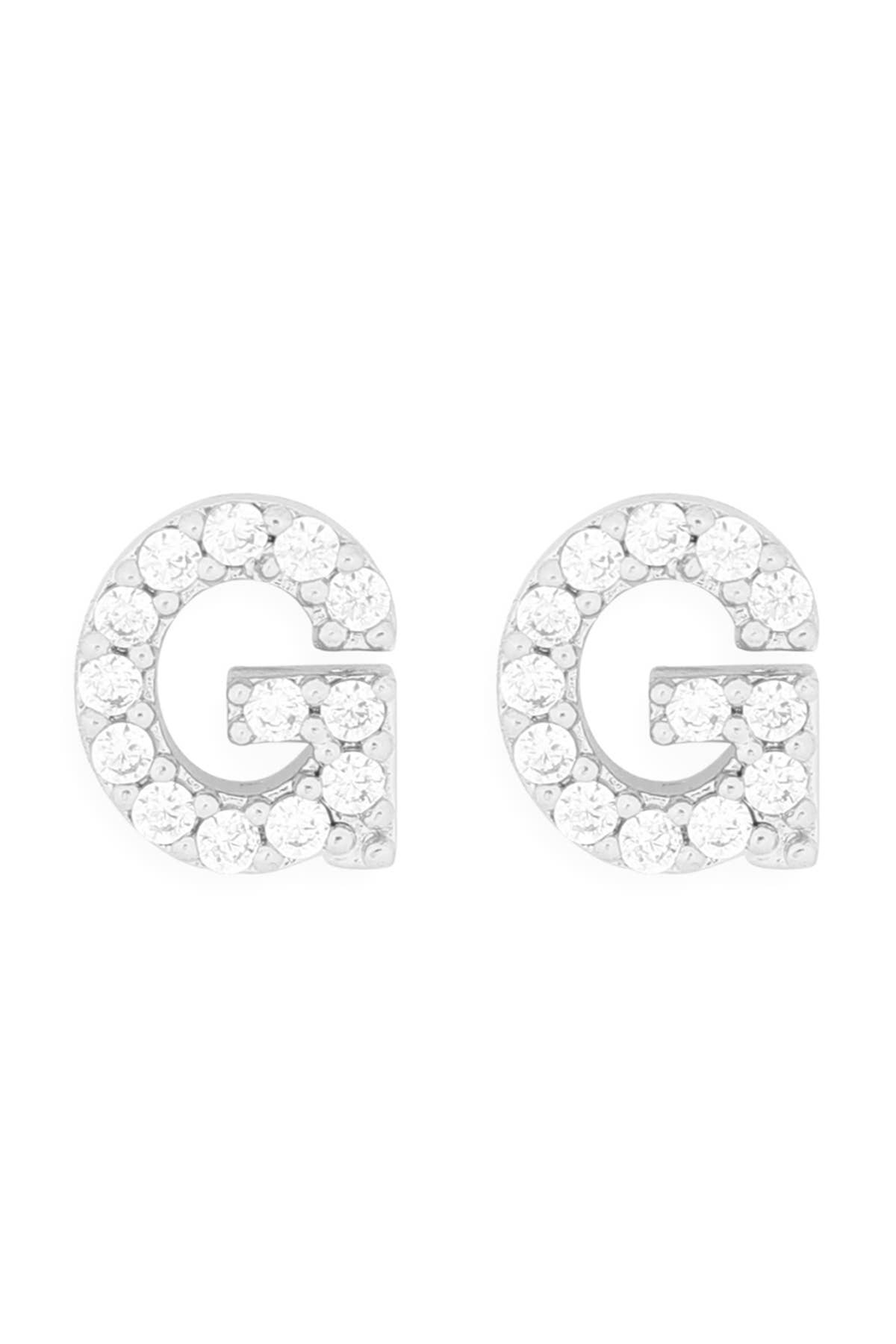 MYS Wholesale Inc - Wholesale Stud/Post Earrings - Cubic Zirconia Initial Earrings14