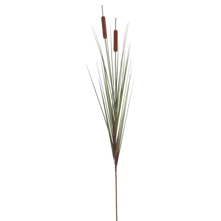 Vickerman - Wholesale Artificial Plant - Vickerman 36" Grass With 6 Cattails Potted