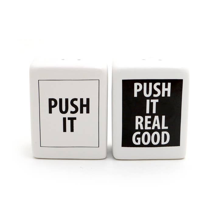 Lenny Mud - Wholesale Salt & Pepper Shaker Set - Push It Real Good Salt and Pepper Set