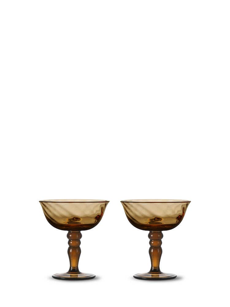 Sagaform AB - Wholesale Drinking Glass/Cup - BYON Design Italian Coupe Opacity 2Pcs/Set2