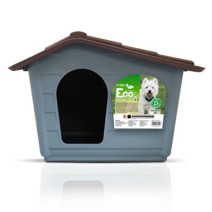 Villa Kennel Green Recycled hundkoja 99x70x75 cm för wholesale av Camon & Croci Pet Group S.p.A.