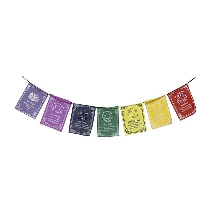 Ethike.eu - Wholesale Prayer Flag - Flags - 7 chakras3