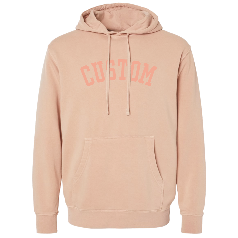 Jupmode - Wholesale Hoodie - Unisex - Custom Puff Print Tone on Tone Hoodie5