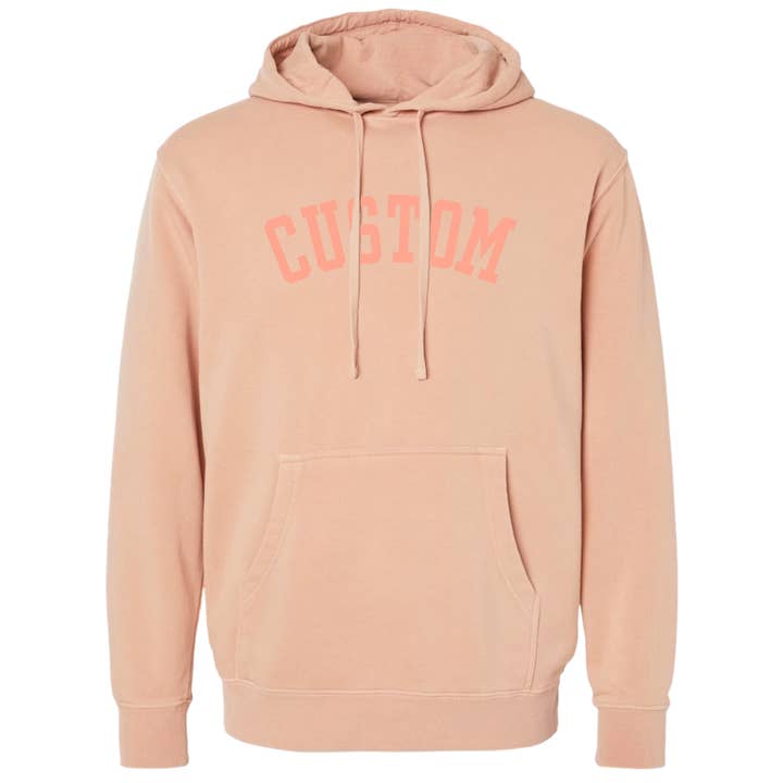 Jupmode - Wholesale Hoodie - Unisex - Custom Puff Print Tone on Tone Hoodie5