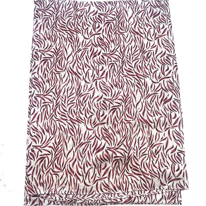 LINETA - Wholesale Scarf - Women's - HH-290 Printed scarf with gold pattern4