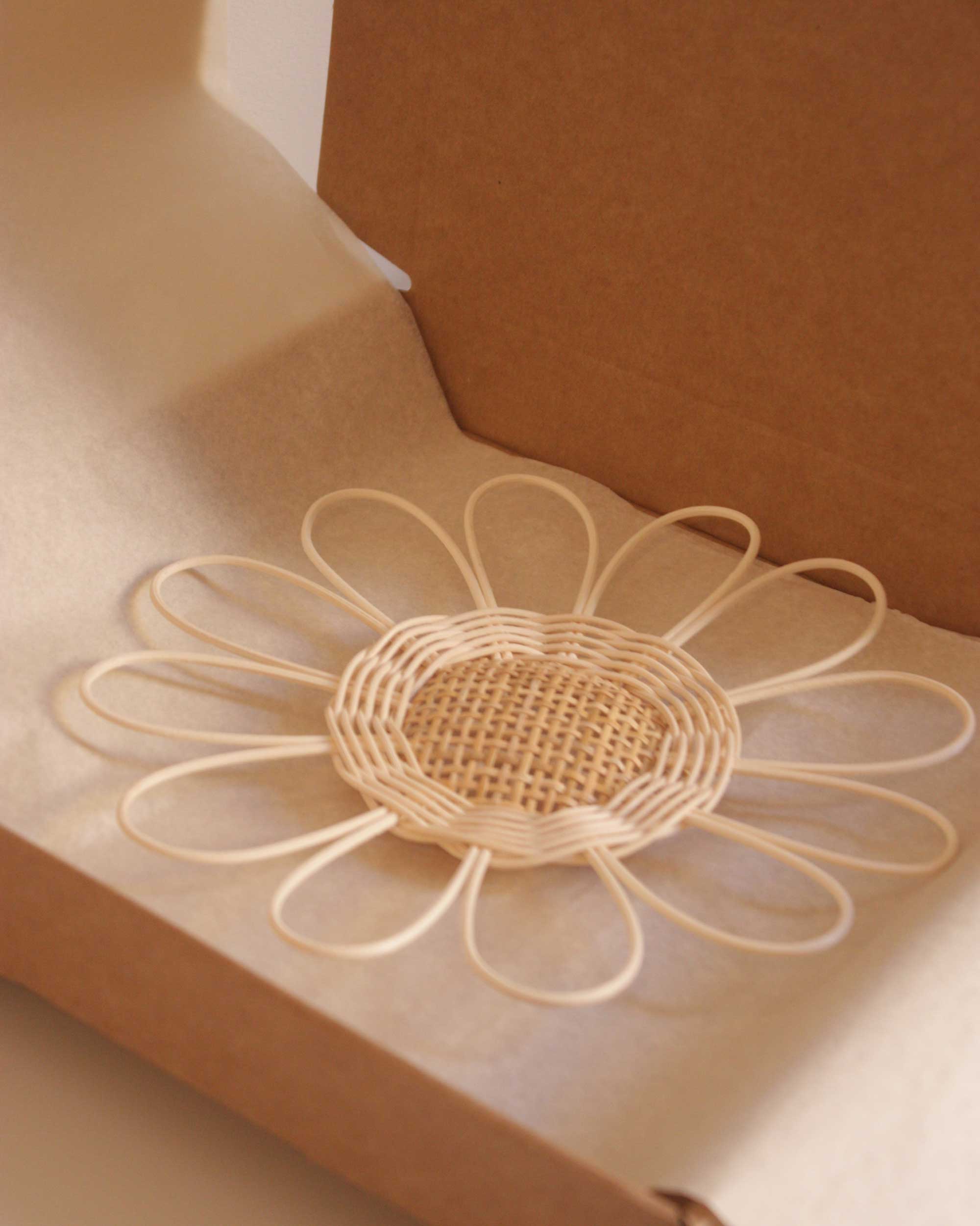 ateliersolelh - Vendita all'ingrosso Decorazione da parete 3D - Margherita in rattan e paglia di Vienna7