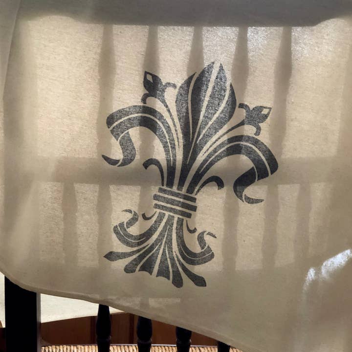 The Rustic Fleur-di-lis Tea Towel for wholesale by Salvation South