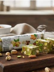 Pistachio nougat bar for wholesale by Limouzi Saveurs