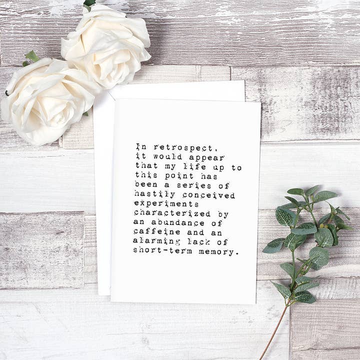 In Retrospect for wholesale by Badass Collective