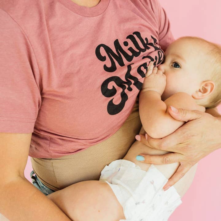 The Little Milk Bar - Wholesale Screen printed t-shirt – Women′s - Milk Maker Tee12