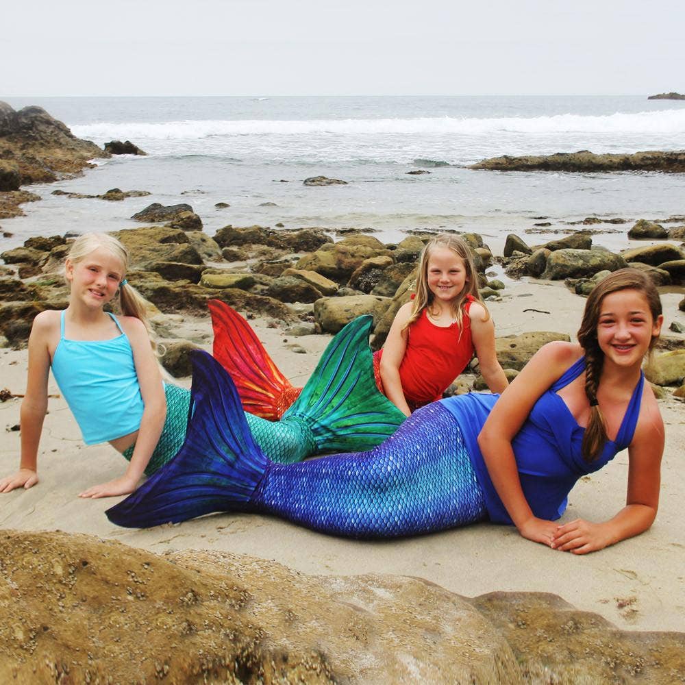 Wholesale Siren Green Mermaid Tail + Monofin Set for kids, girls, teens,  and women (pool toy) for your store - Faire Canada
