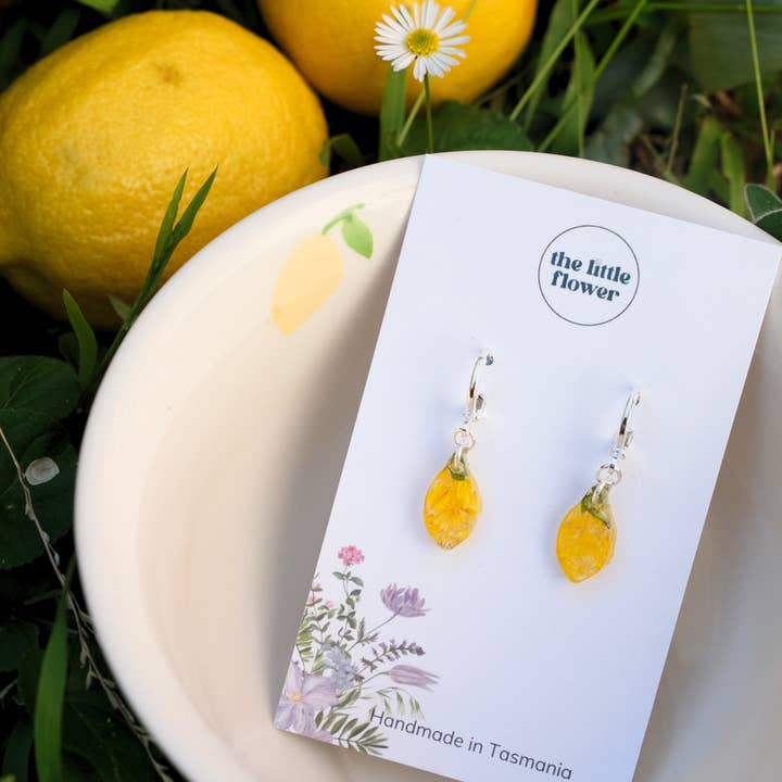 Lemon Flower Huggies for wholesale by The Little Flower Handmade