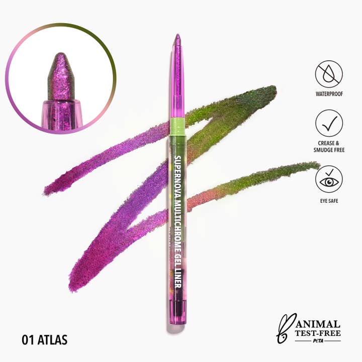 Supernova Multichrome Gel Liner (001, Atlas) for wholesale by Moira Cosmetics