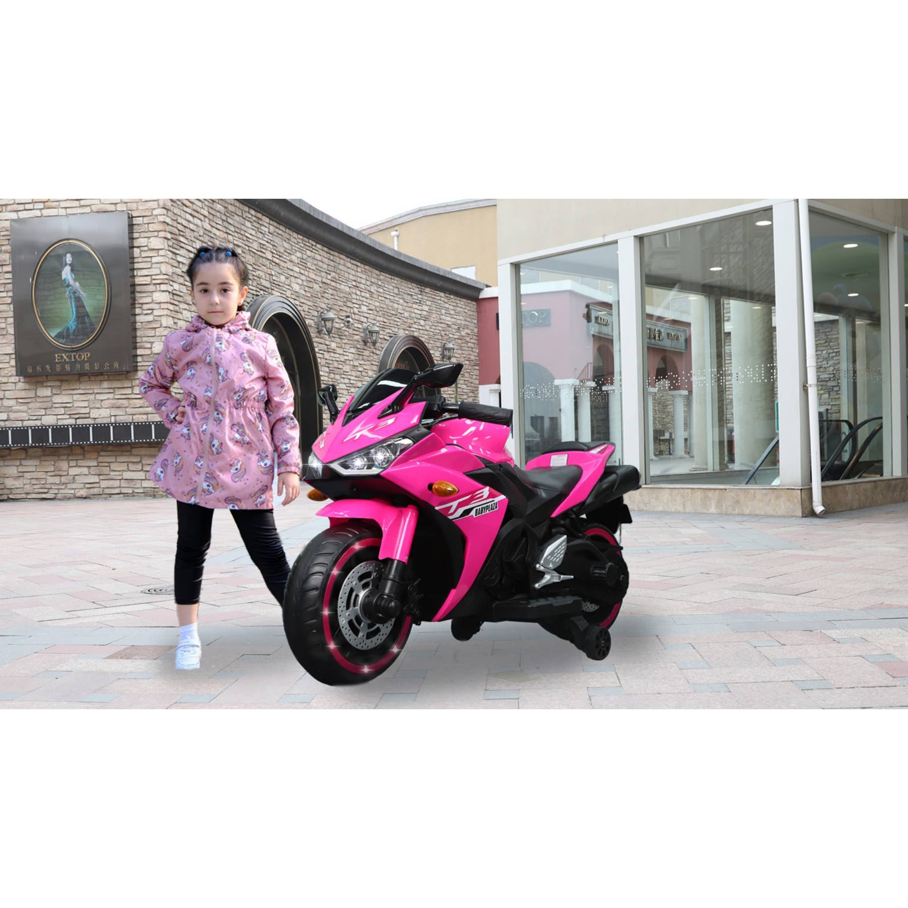39F Inc. - Wholesale Bike/Scooter - Kids - 12V Kids Ride-On Motorcycle Training Wheels Christmas Gifts24
