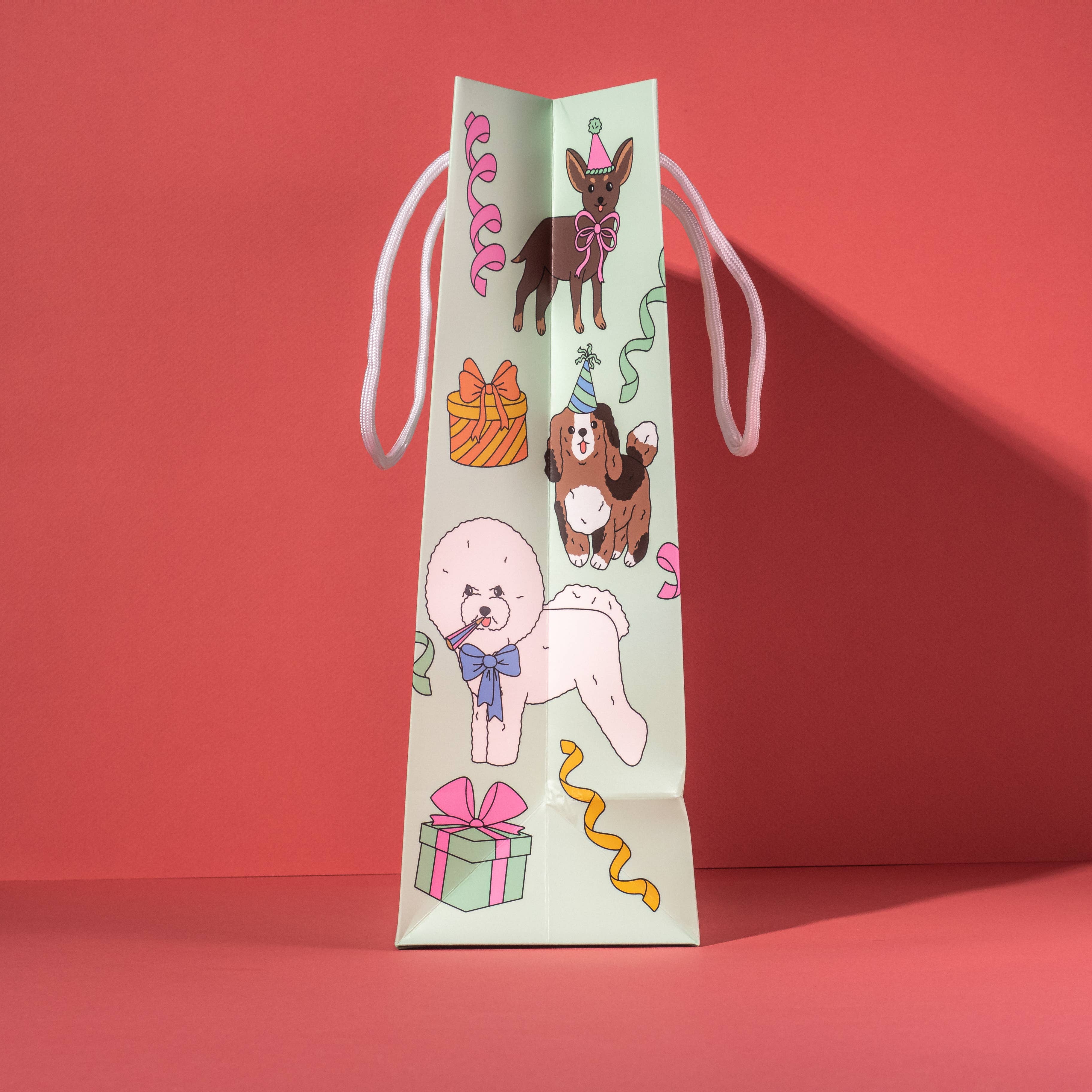 Illustrating Amy - Vente Pochette cadeau - Sac cadeau d'anniversaire pour chiens3