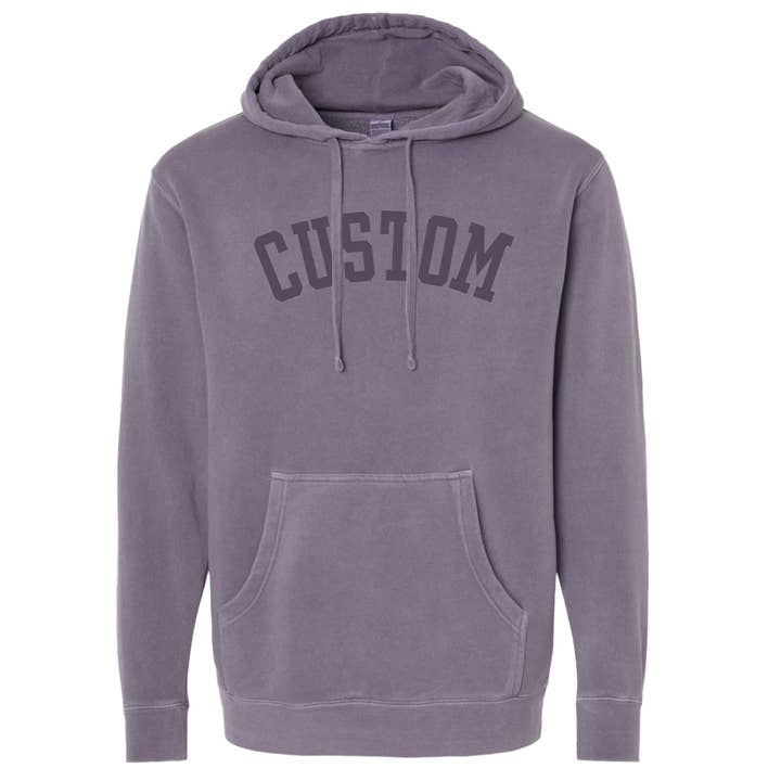 Jupmode - Wholesale Hoodie - Unisex - Custom Puff Print Tone on Tone Hoodie11